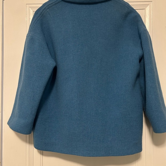 Toast Women's Blue Wool Blazer - Picture 5 of 5